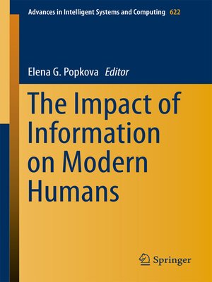 cover image of The Impact of Information on Modern Humans